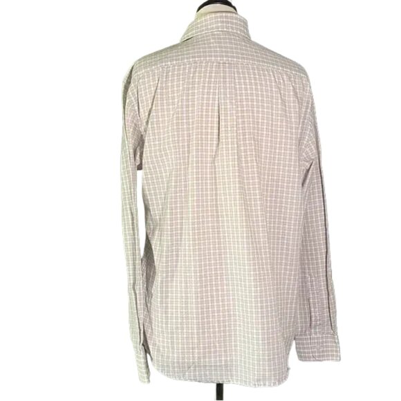 Dockers Men's Pink and Blue Plaid Shirt - Picture 3 of 3